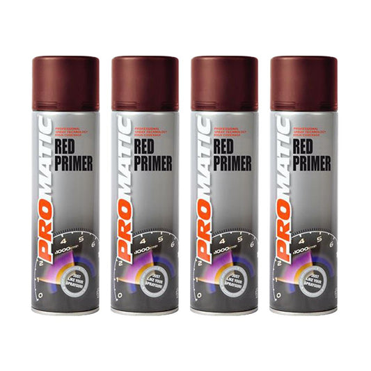 4X Promatic Red Primer Spray 500ml