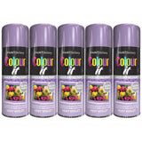 5X Paint Factory Very Violet Gloss Spray Paint 400ml