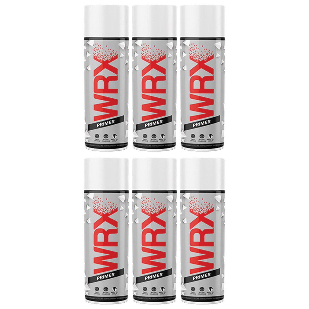 6X WRX Clear Surface Primer Spray Paints 400ml