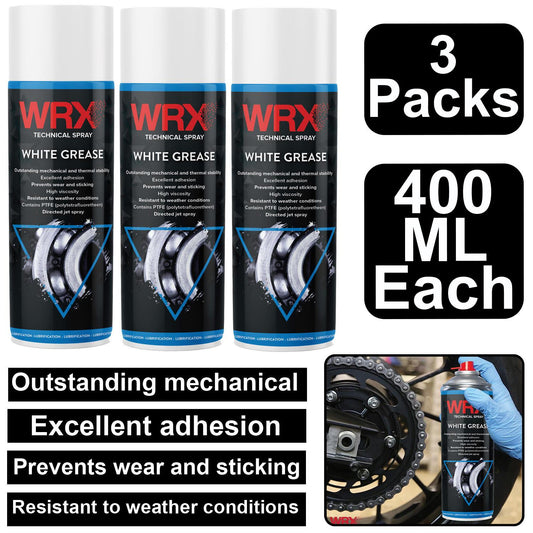 3X WRX White Grease Spray 400ml