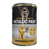 Paint Factory Mettalic Gold Paint Tin 300ml