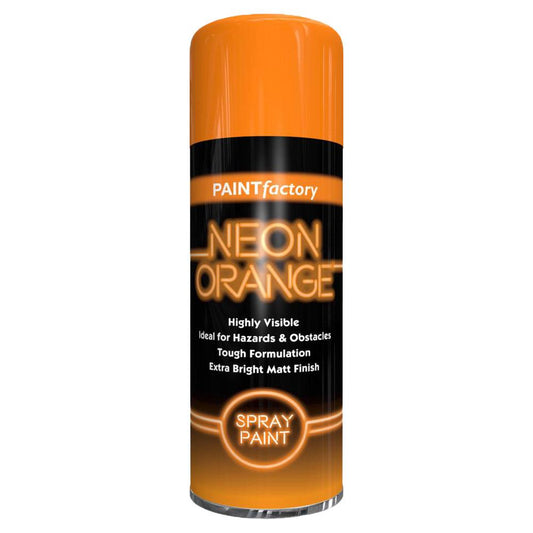 Paint Factory Fluorescent Neon Orange Spray Paint 200ml