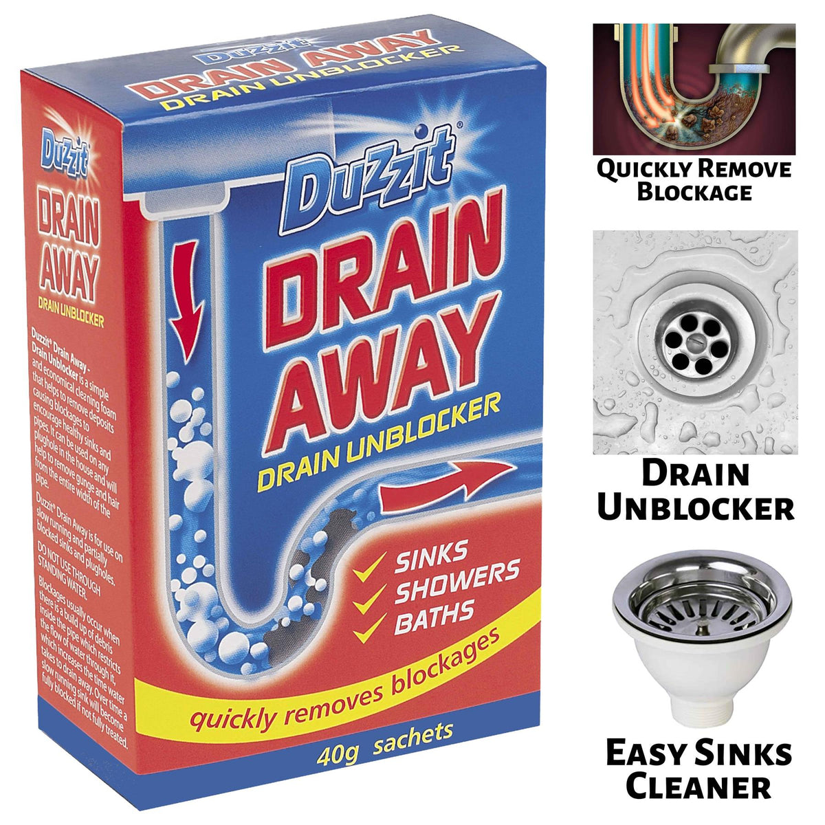 Drain Away Sachets 40g