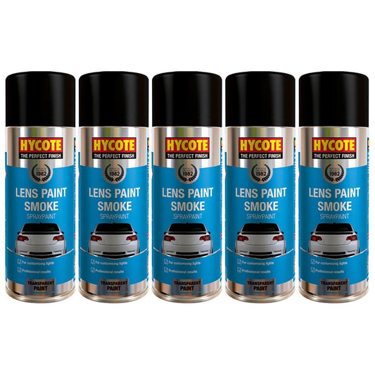 5X Hycote Lens Paint Smoke Spray Paint 400ml