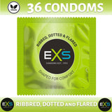 36X EXS Ribbed Condoms