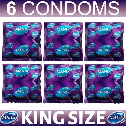 6X Mates King Size Condoms