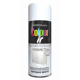 Paint Factory Antique White Gloss Spray Paint 400ml