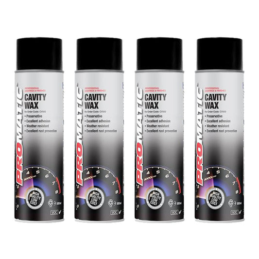 4X Promaticcavity Wax (Clear) Spray Paint 500ml