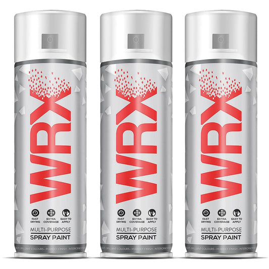 3X WRX Grey Primer Spray Paints 400ml