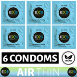 6X EXS Air Thin Condoms