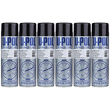 6X Upol Power Can Gloss Black Spray Paint 500ml