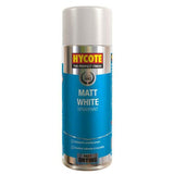 3X Hycote Matt White Spray Paint 400ml