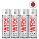 4X WRX Flat Plum Red Spray Paint 400ml