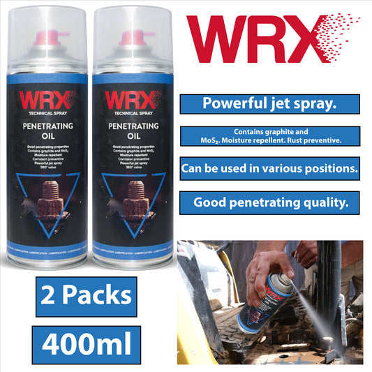 2X WRX Penetrating Oil Spray 400ml