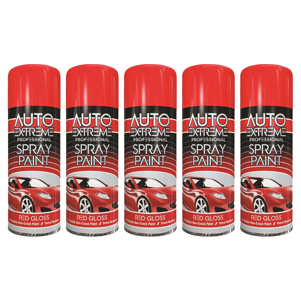 5X Auto Extreme Red Spray Praint 400ml