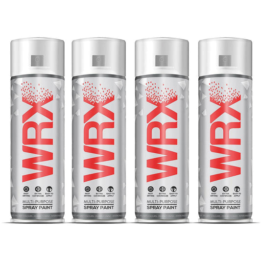 4X WRX Traffic White Spray Paints 400ml