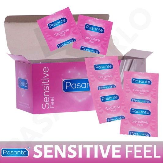 144X Pasante Condoms Sensitive Feel Intense Closeness Sensation Latex