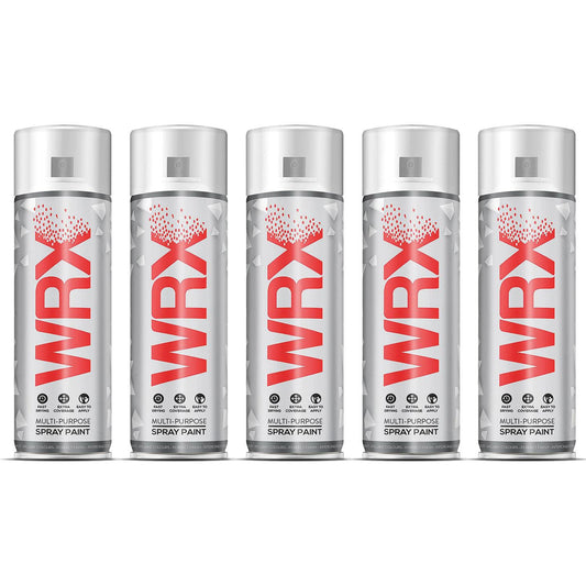 5X WRX Gun Metal Grey Spray Paints 400ml