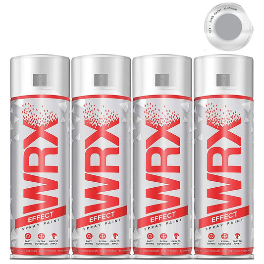 4X WRX Oven Aluminium Spray Paint 400ml