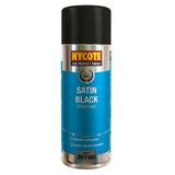 3X Hycote Satin Black Spray Paint 400ml