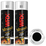 2X WRX Matt Black High Temperatures Bbq & Stove Spray Paint 400ml