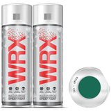 2X WRX Flat Green Spray Paint Acrylic 400ml