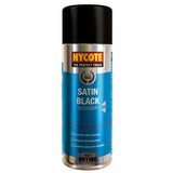 2X Hycote Bodyshop Satin Black Spray Paint 400ml