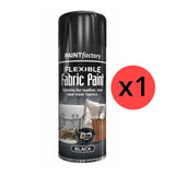 Black Flexible Fabric & Vinyl Spray Paint 200ml