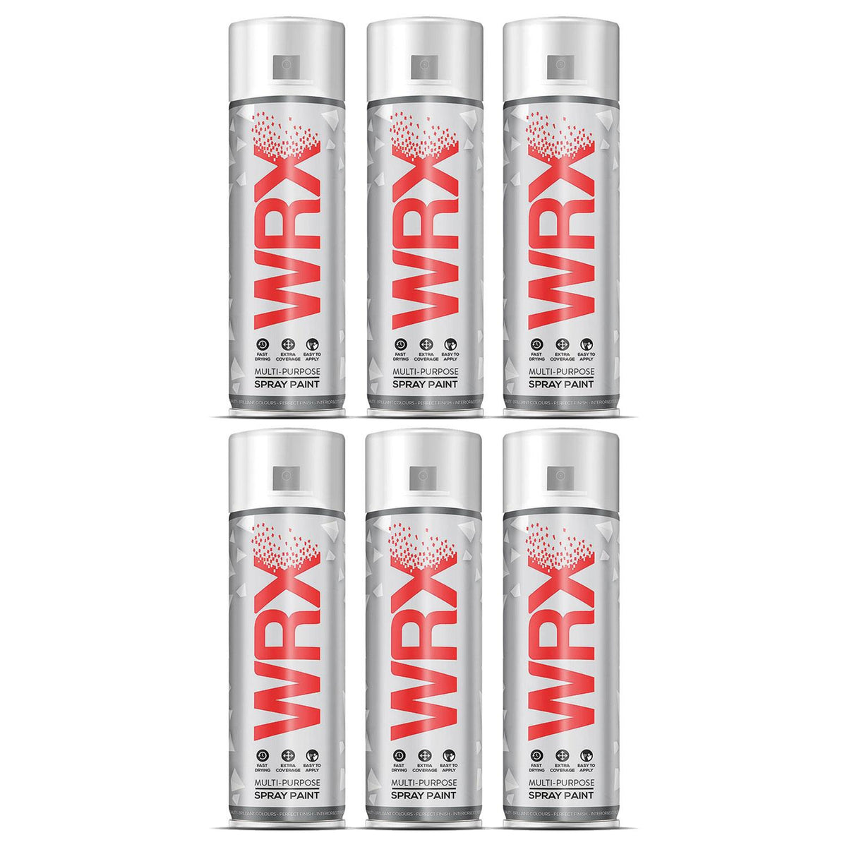 6X WRX Traffic Green Spray Paints 400ml