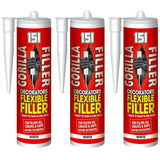 3X Gorilla Filler White 320ml