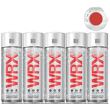 5X WRX Flat Ruby Red Spray Paint 400ml