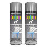 2X Paint Factory Auto White Primer Spray 250ml