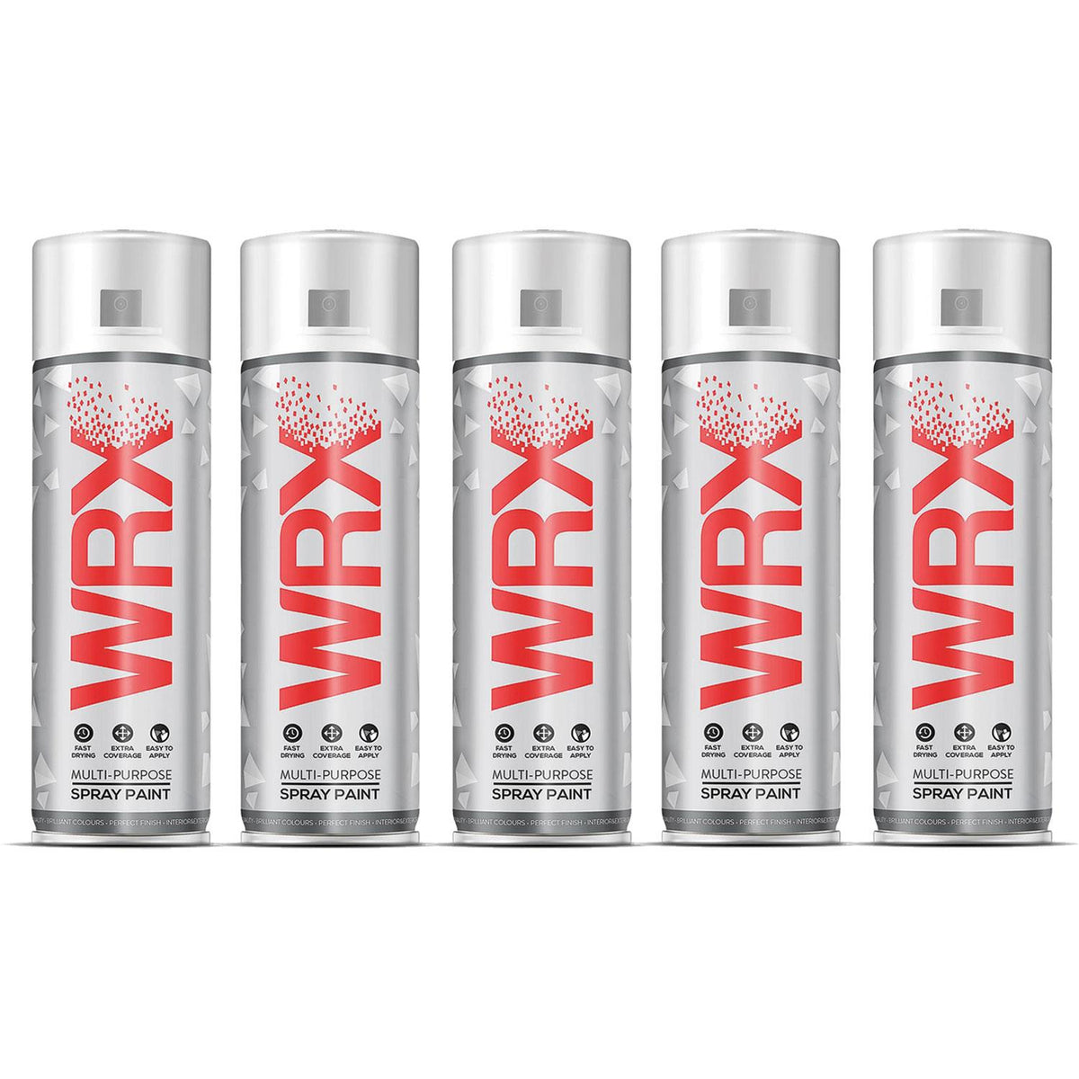 5X WRX Traffic Red Spray Paints 400ml