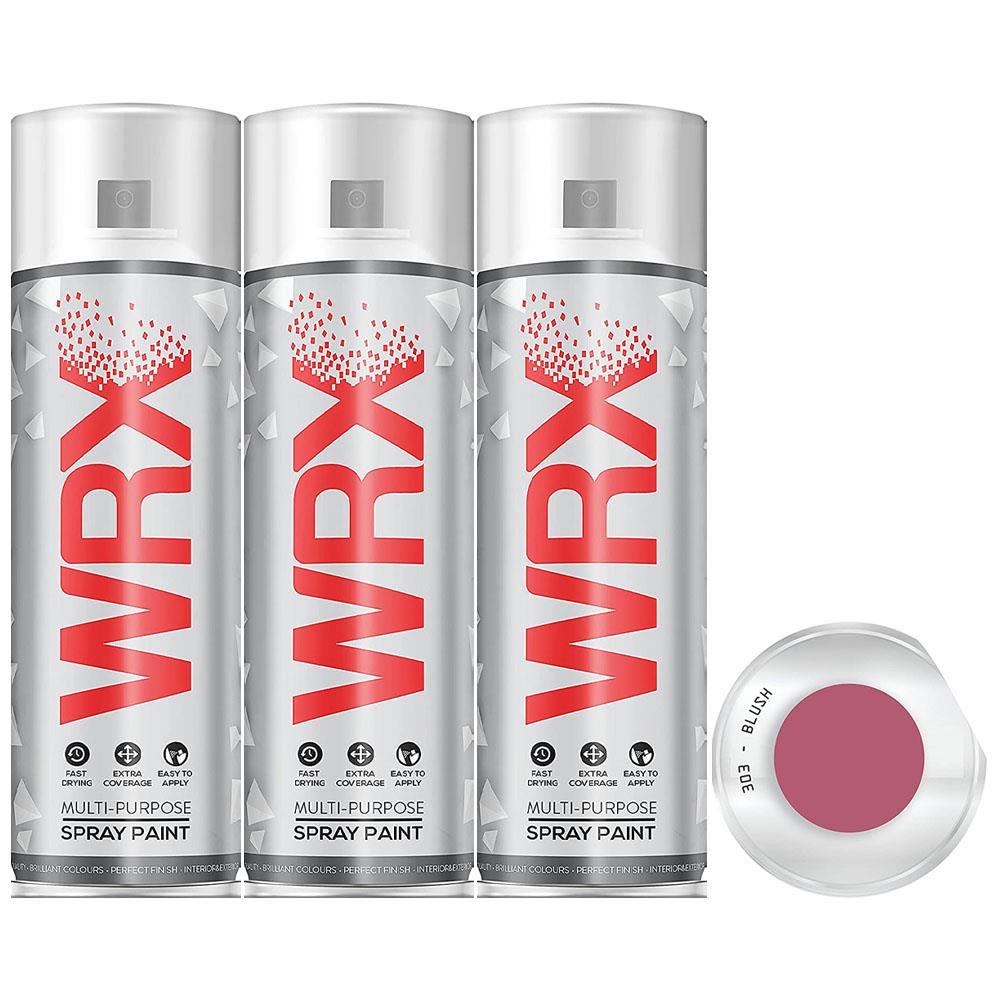 3X WRX Flat Blush Acrylic Spray Paint 400ml