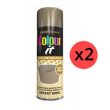 2X Paint Factory Desert Sand Matt Spray Paint 250ml