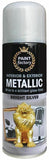 5X Paint Factory Metallic Silver Spray Paint 200ml