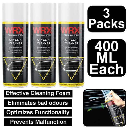 3X WRX Air Conditioners Cleaner Spray 400ml