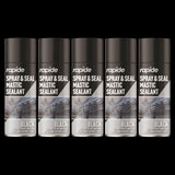 5X Rapide Spray And Seal 400ml Black