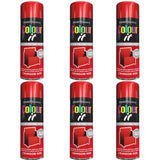 6X Paint Factory Crimson Red Gloss Spray Paint 250ml