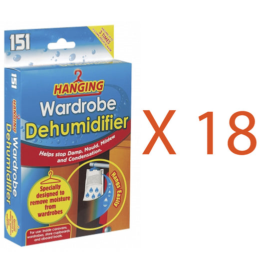 18X Hanging Wardrobe Dehumidifier