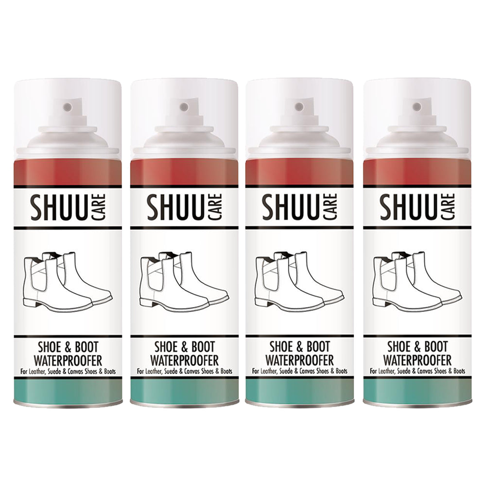 4X Shuu Shoe & Boot Waterproofer Spray 300ml