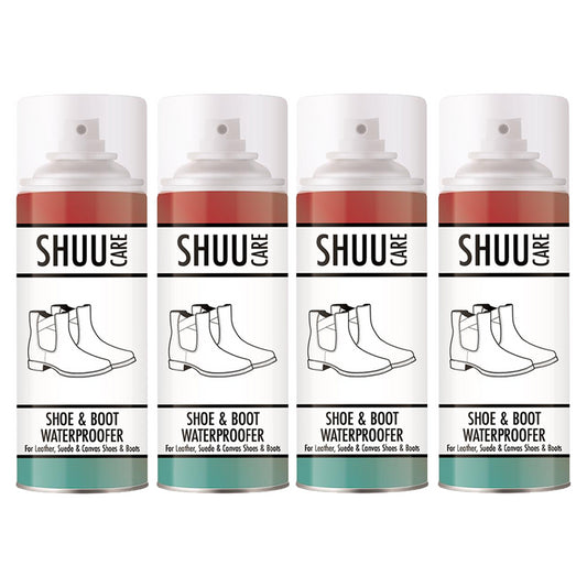 4X Shuu Shoe & Boot Waterproofer Spray 300ml