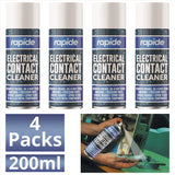 4x Electrical Contact Cleaner 200Ml