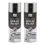 2X Auto Chrome Spray Paint 400ml