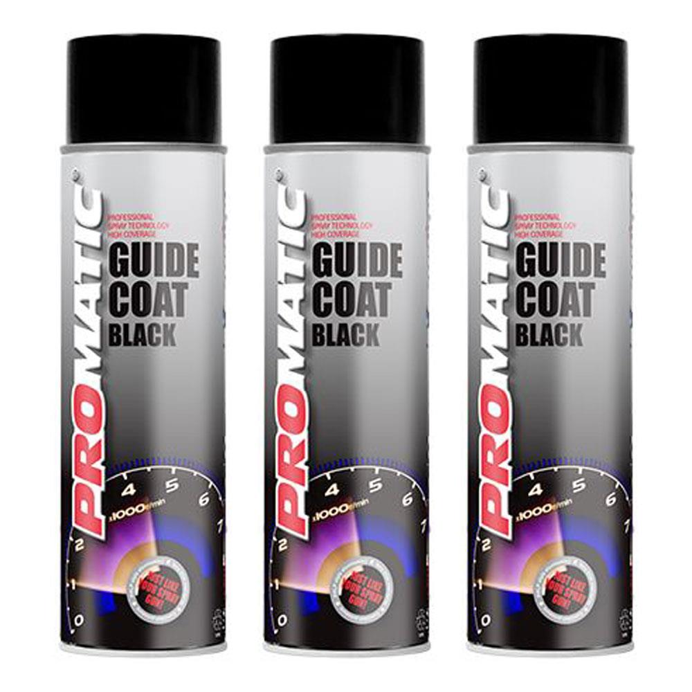 3X Promatic Guidecoat Spray Paint 500ml