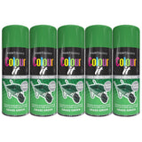 5X - Grass Green Gloss Spray Paint 250ml