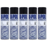 5X Upol Power Can Satin Black Spray Paint 500ml