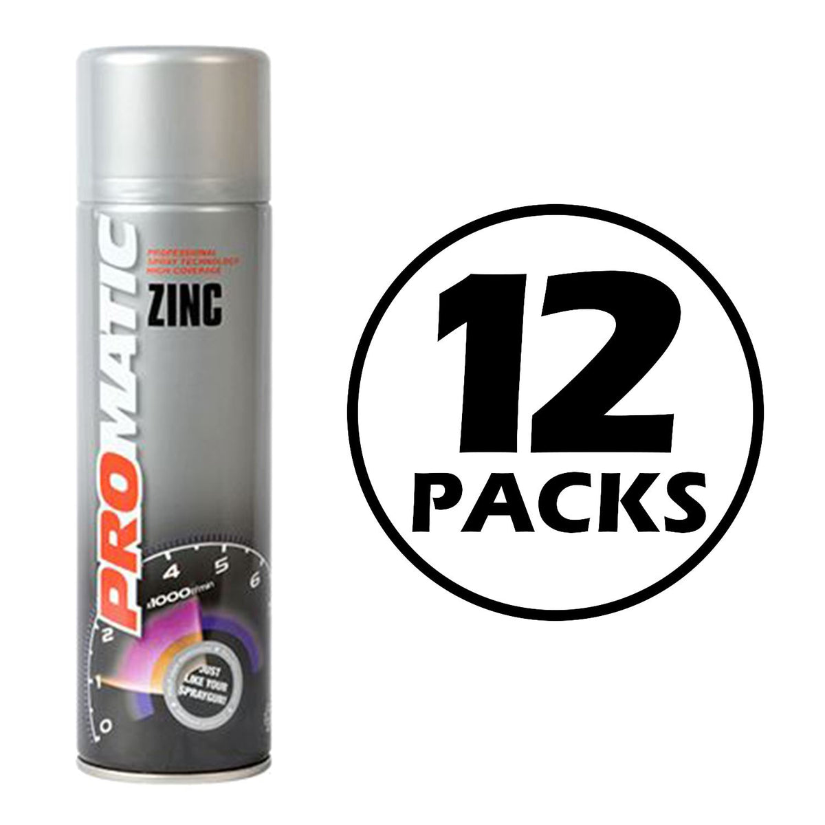 12X Promatic Zinc Rich Primer Spray 500ml