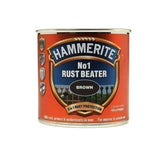 4X Hammerite No.1 Rustbeater Dark Brown 250ml