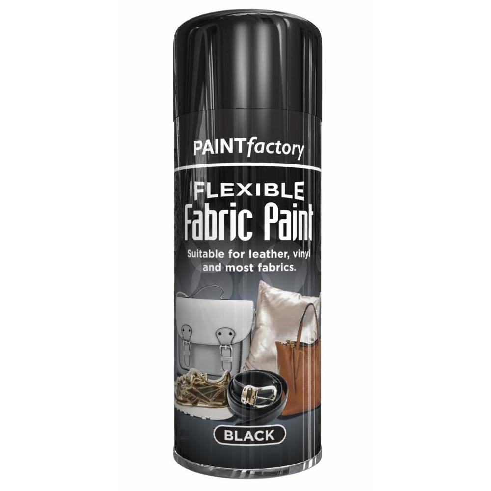 Black Flexible Fabric & Vinyl Spray Paint 200ml